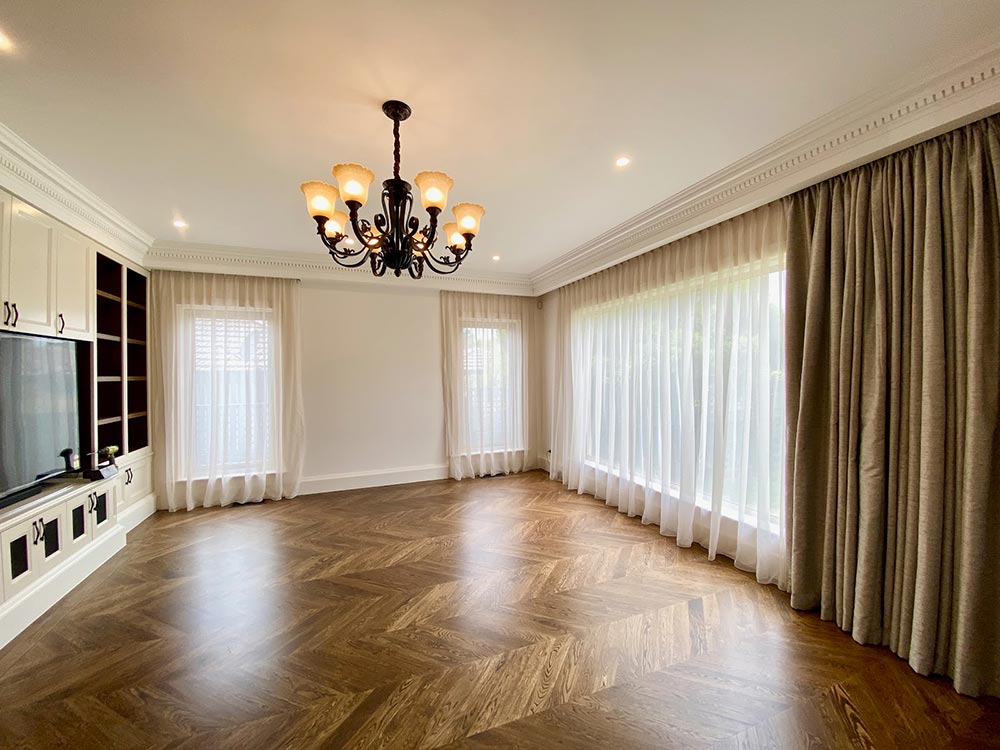 sheer curtain interior design