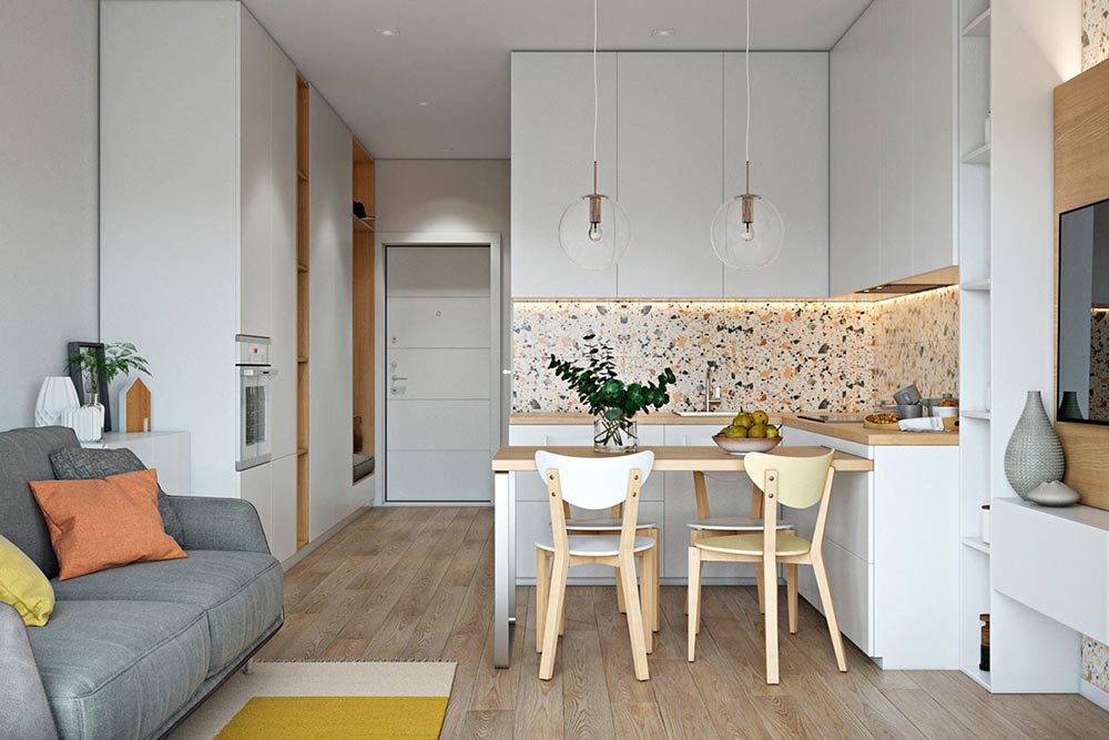 rel= terrazzo interior design trends