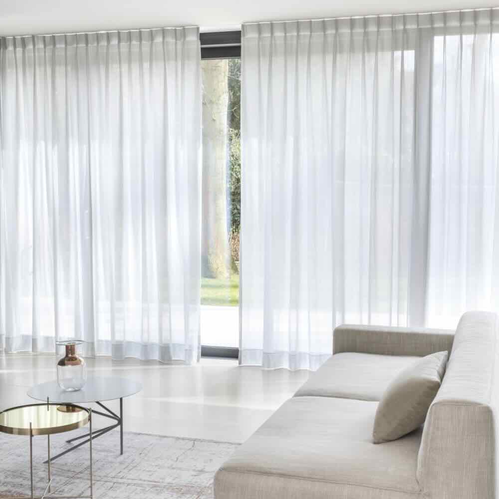 new york sheer curtains in loung room