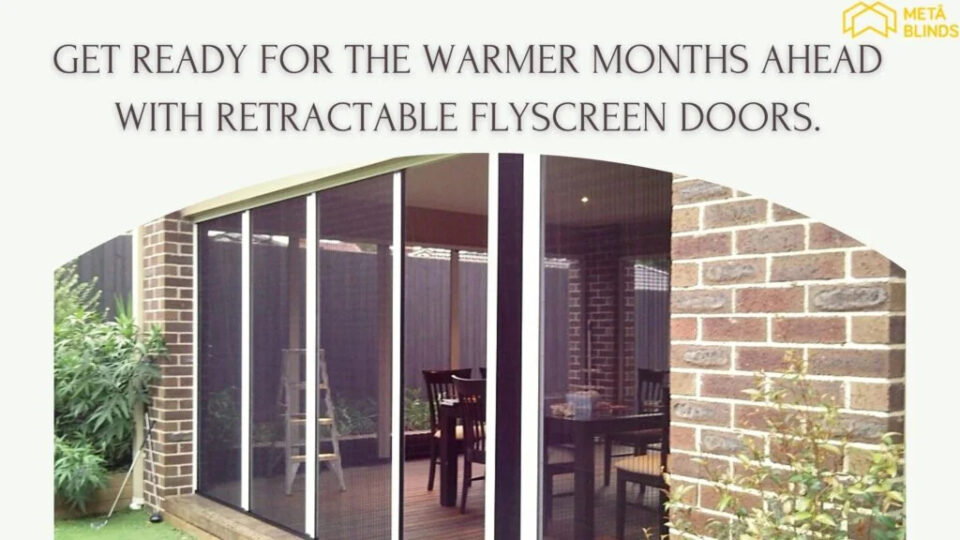 Get ready for the warmer months ahead with retractable fly screen doors hero