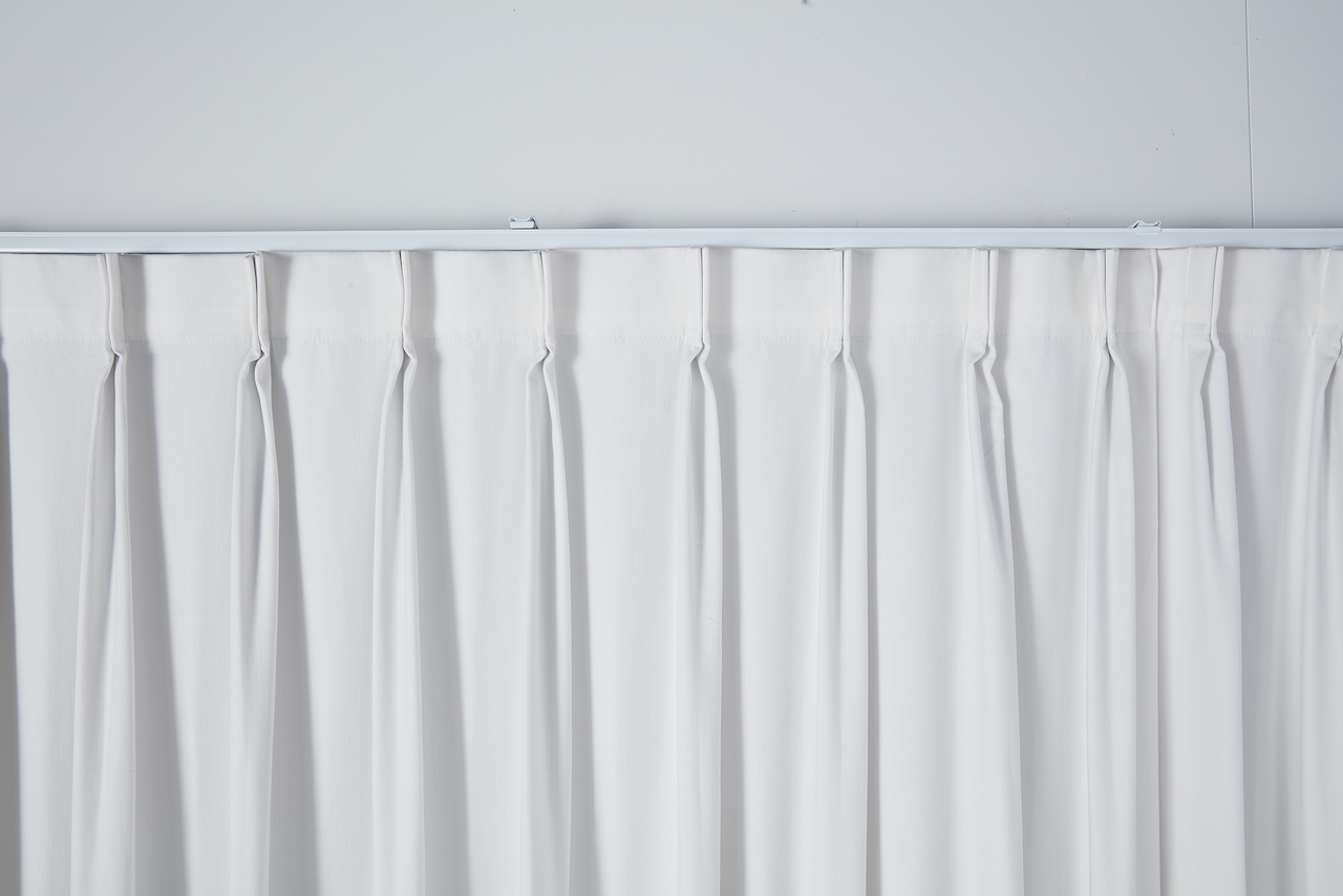 White Blackout Curtain