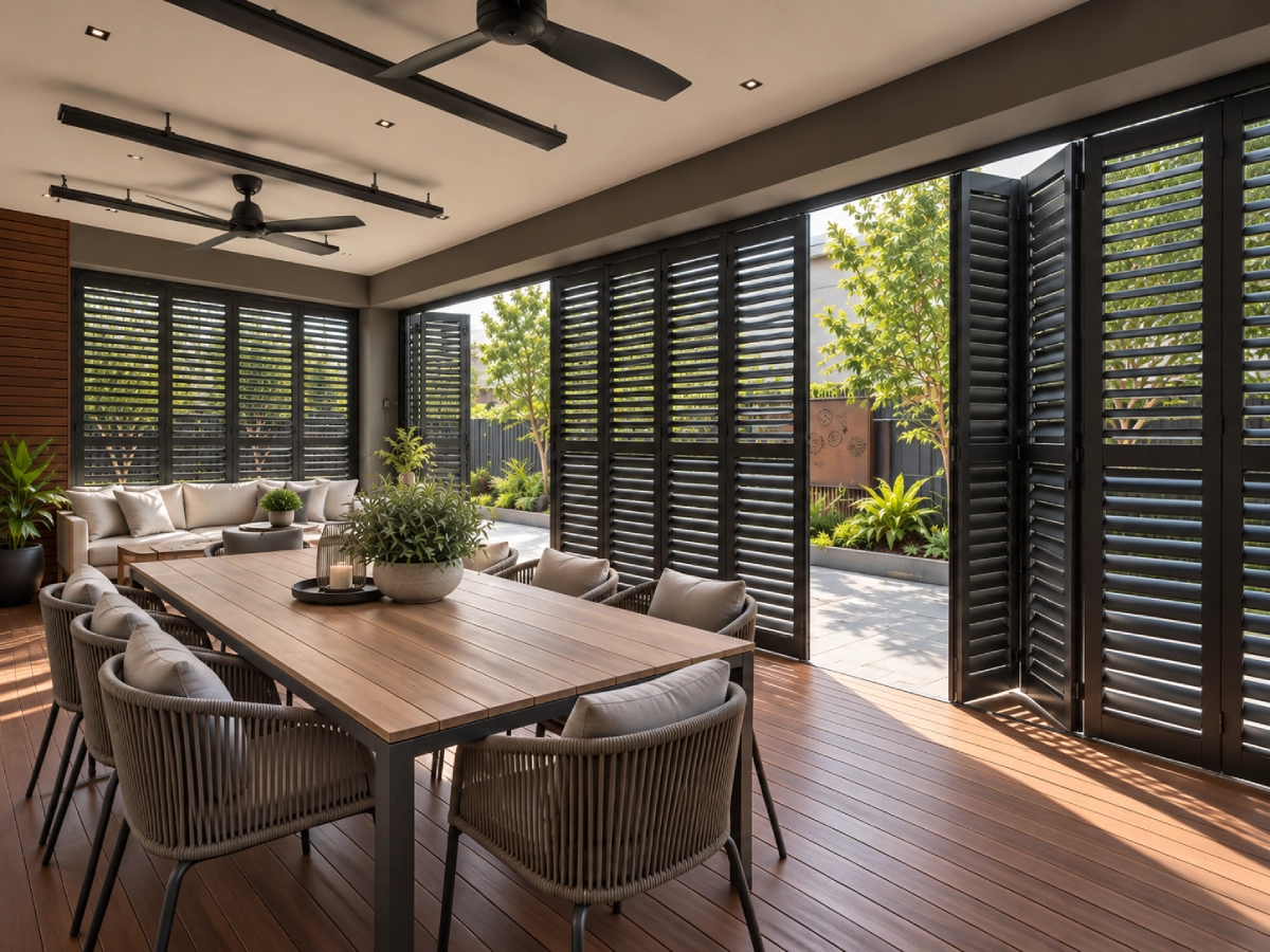 Aluminium Plantation Shutters Altona
